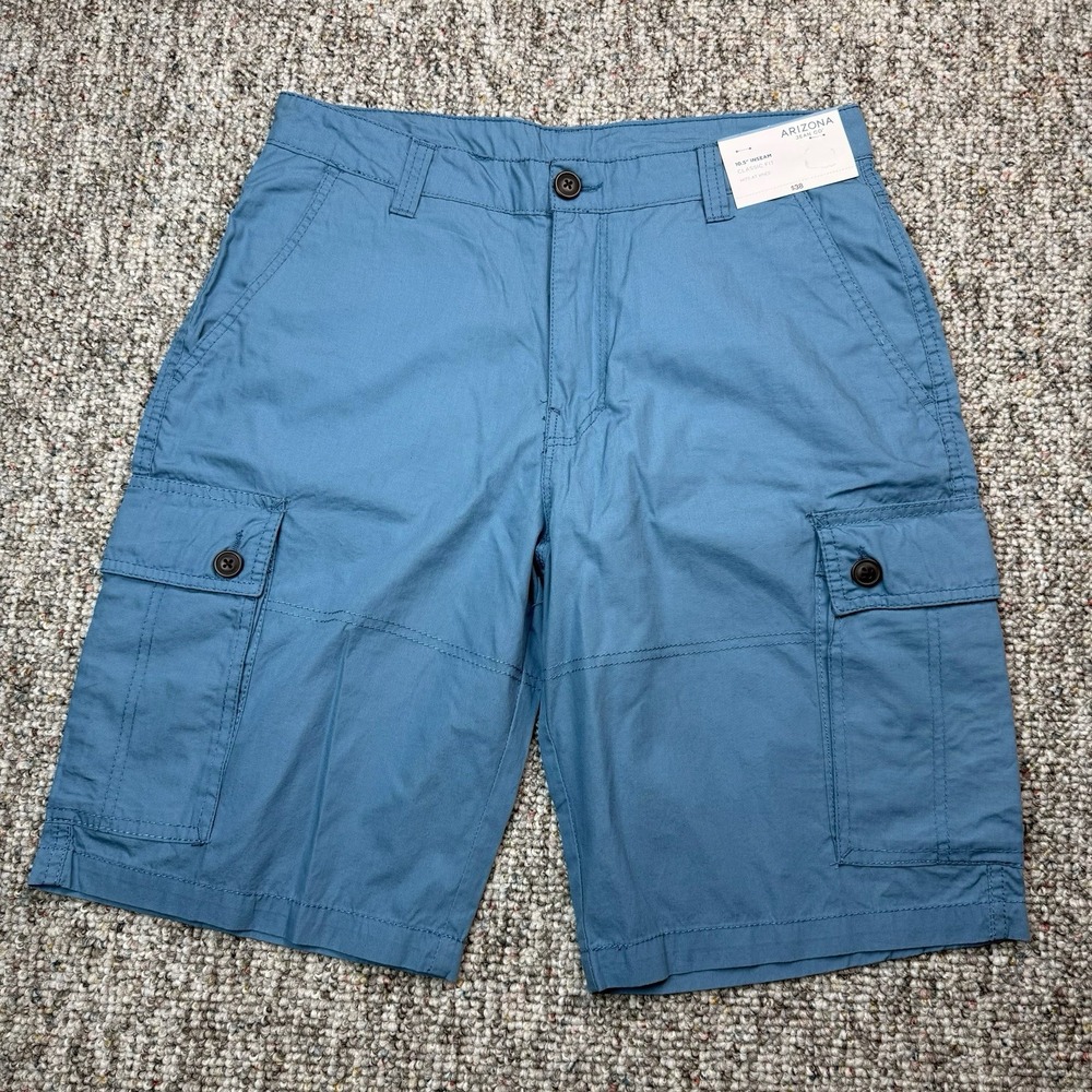 Arizona Jean Co Shorts Mens 31 Classic Fit Hits The Knee Blue NWT